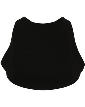 Gauchère Top - Schwarz