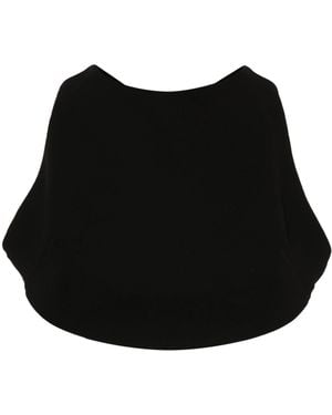 Gauchère Top - Schwarz