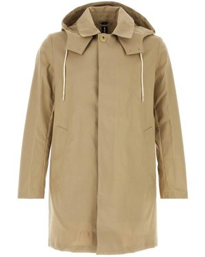 Mackintosh Cotton Cambridge Raincoat - Natural