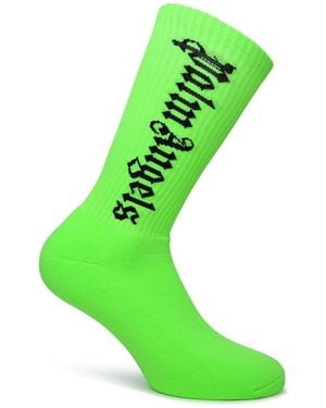 Palm Angels Polyamide Blend Socks - Green