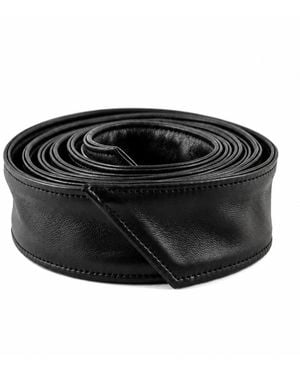 LA ROSE Leather Belt - Black
