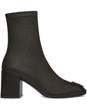 Courreges Reedition Stiefeletten Mit Blockabsatz 70Mm - Schwarz