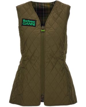 Barbour X Ganni - Wendeweste "Betty" - Grün