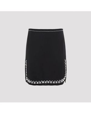Rabanne Black Mini Skirt