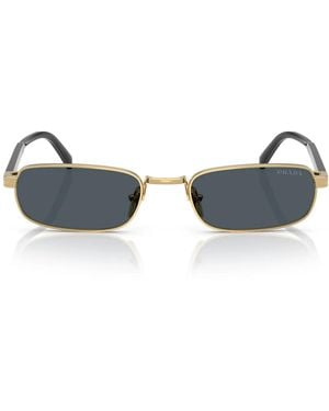 Prada Sonnenbrille Prb54 S 5 Ak70 B Gold/Dunkelgrau Unisex - Blau