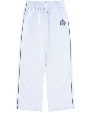 SPORTY&RICH Pyjama Trousers - Blue