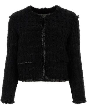Tory Burch Tweed Blazer - Black
