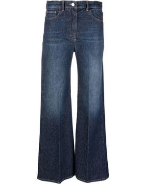 SEVENTY VENEZIA High-Waisted Long Jeans - Blue