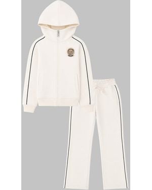 Moschino Kids Hooded Tracksuit - Natural