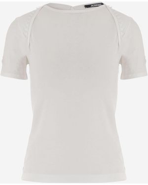 Jacquemus Cotton Top - White