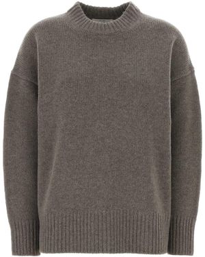 Co. Oversize Wool-Cashmere Blend Sweater - Grey