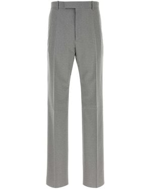 Jil Sander Flat Front Trousers - Grey