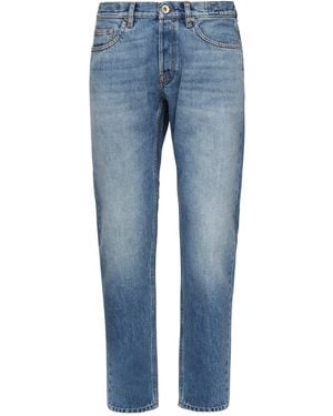 Eleventy Eleenty Blue Stretch Algodón de algodón Regular Jeans - Azul