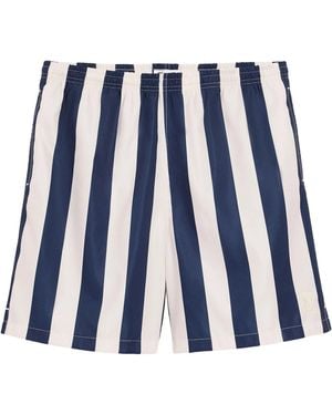 Ami Paris Badpak Met Lange Strepen - Blauw