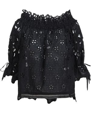 Ermanno Scervino Life Cotton Blouse - Black