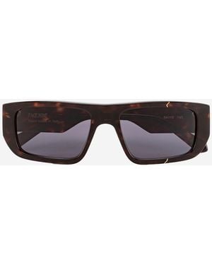 FACE HIDE Vision Cosmo Sunglasses With Logo - Black
