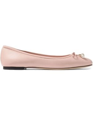 Jimmy Choo Elme Ballerina's - Roze