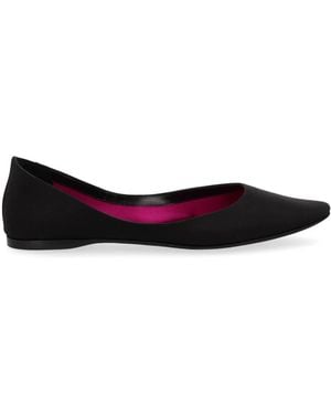 Saint Laurent Solid Ballet Flats - Brown