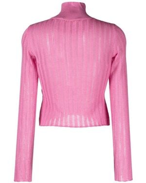Cormio Crewneck Strick -Oberteil - Pink
