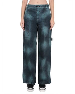 Stella McCartney Workwear Jeans With Button And Zipper Closure - Blue