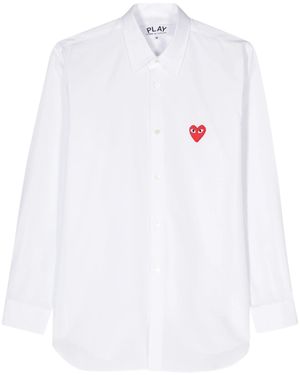 COMME DES GARÇONS PLAY Tengo que irme. - Blanco