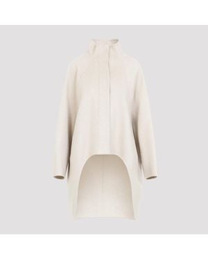 Alaïa Asymmetrical Coat - Natur
