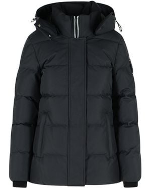 Moose Knuckles 'Cloud 3 Q' chaqueta de plumas de nailon negra - Negro