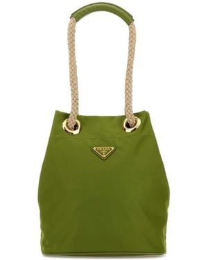 Prada Re-Nylon Mariner Bucket Bag - Green