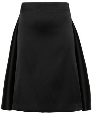P.A.R.O.S.H. Midirock Im Layering-Look - Schwarz