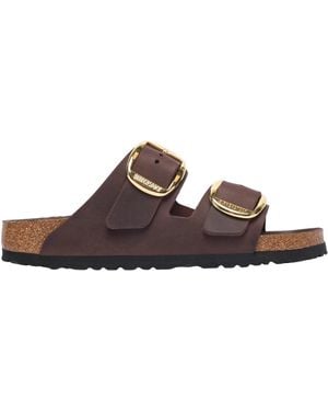 Birkenstock Habana Arizona Bb Hex Oiled Leather Narrow Fit Sandals - Brown