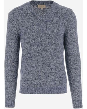 Woolrich Gegen Nackenpullover in Alpaka -Mischung - Blau