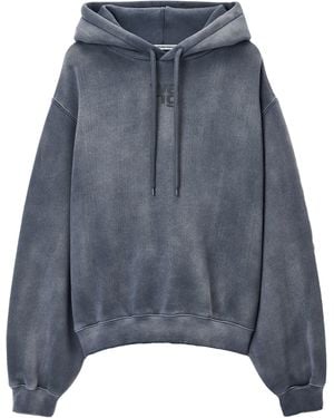 Alexander Wang Essentials Hoodie - Blauw