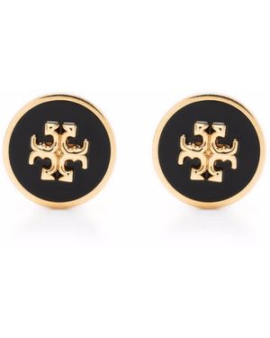 Tory Burch Kira Schwarze Ohrringe