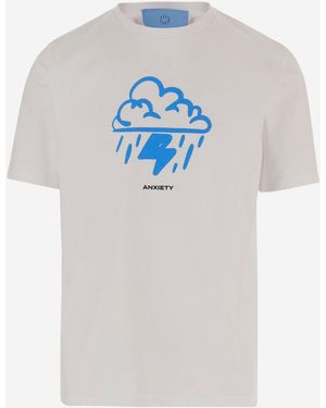 11 11 L.U.C.K. Camiseta De Algodón Con Logo Estampado - Azul