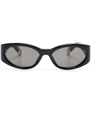 Jacquemus Les Lunettes Ovalo Zonnebril - Grijs