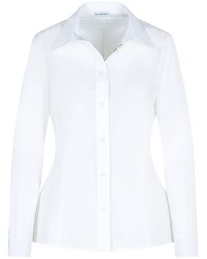 Burberry 'Eliza' weißes Baumwollpopelhemd