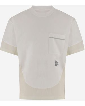 and wander T-Shirt With Logo Print - White