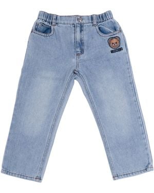 Moschino Pant.Lungo Denim - Blau