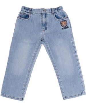 Moschino Pant.Lungo Denim - Blau