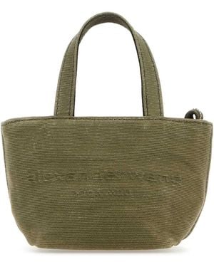 Alexander Wang Army Green Canvas Handtasche - Grün