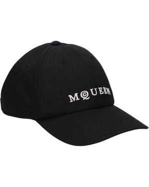McQueen Alexander Mc Queen Hats Cotton - Black