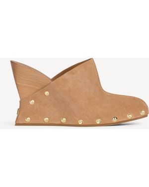 Balmain Wedge Clogs - White
