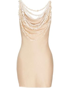 Balmain Silk Shell Dress - White