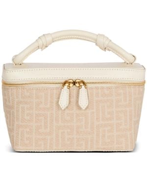 Balmain B-Army Vanity Case - White