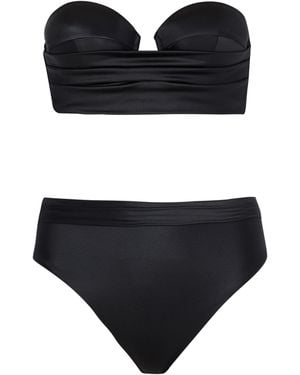 Balmain Two-Piece Swimsuit - Black