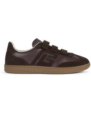 Balmain Swan Trainers - Brown