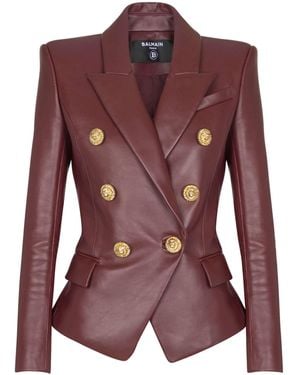 Balmain 6-Button Collared Jacket