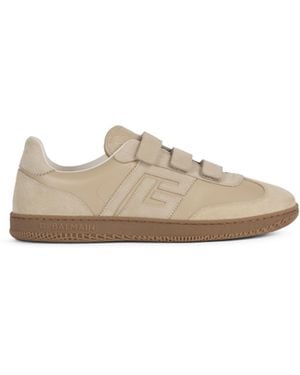 Balmain Swan Trainers - Natural