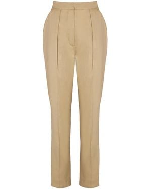 Balmain Darted 7/8 Trousers - Natural