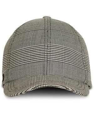 Balmain Cap With Prince Of Wales Check - Grey